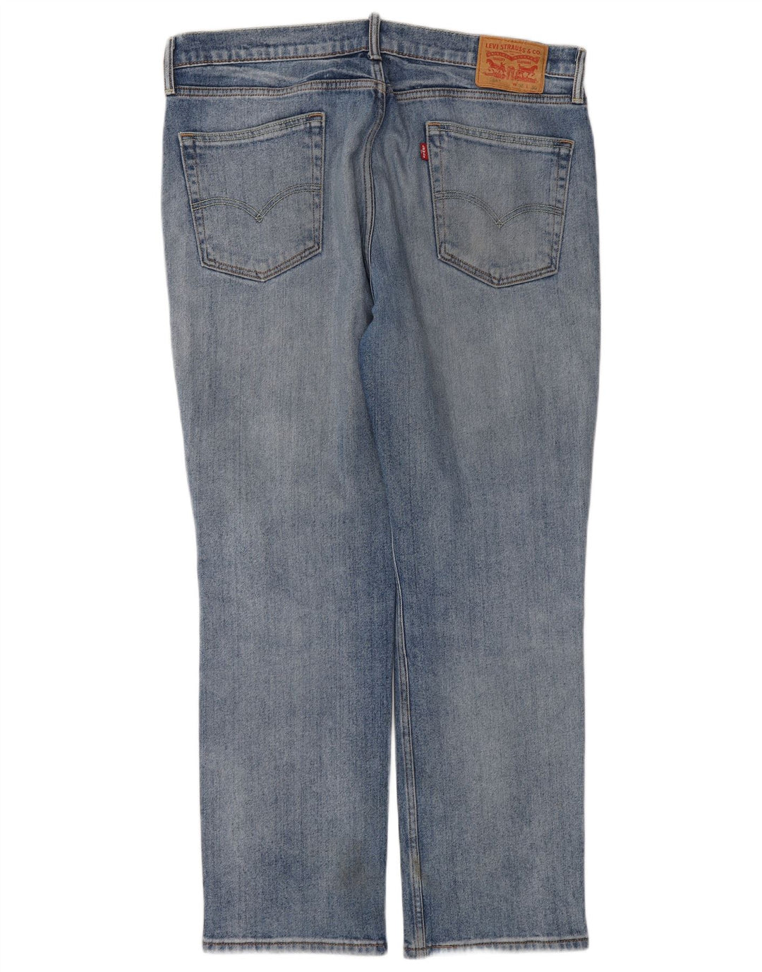 Levi's Mens 514 Straight Jeans W36 L30 Blue Cotton