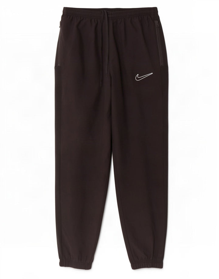 Nike Mens Dri Fit Tracksuit Trousers Joggers Medium Black Polyester