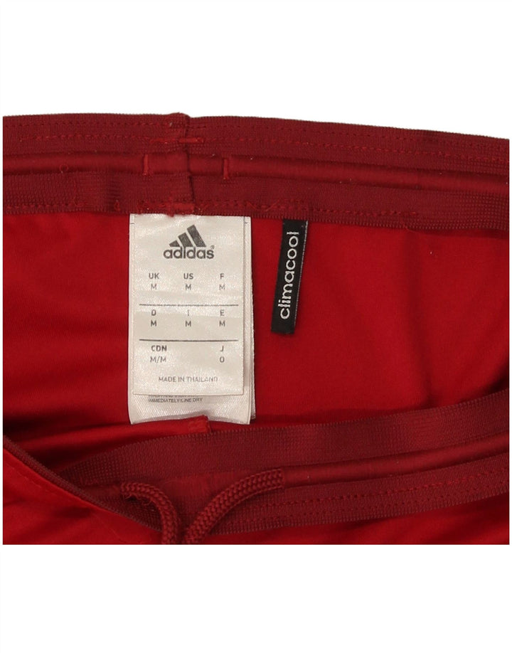 Adidas Mens Climacool Sport Shorts Medium Red Polyester