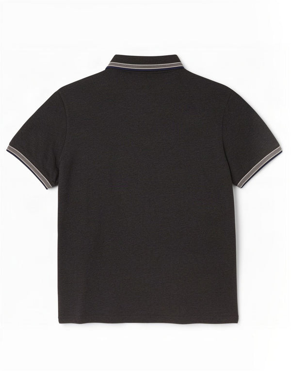Hugo Boss Mens Polo Shirt Large Grey Cotton