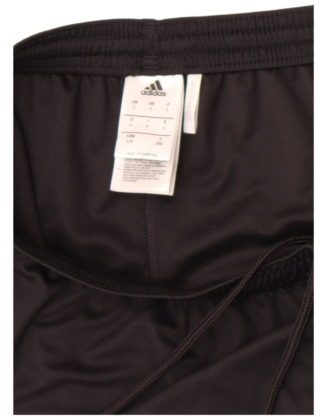 Adidas Mens Climalite Sport Shorts Grande Negro Poliéster