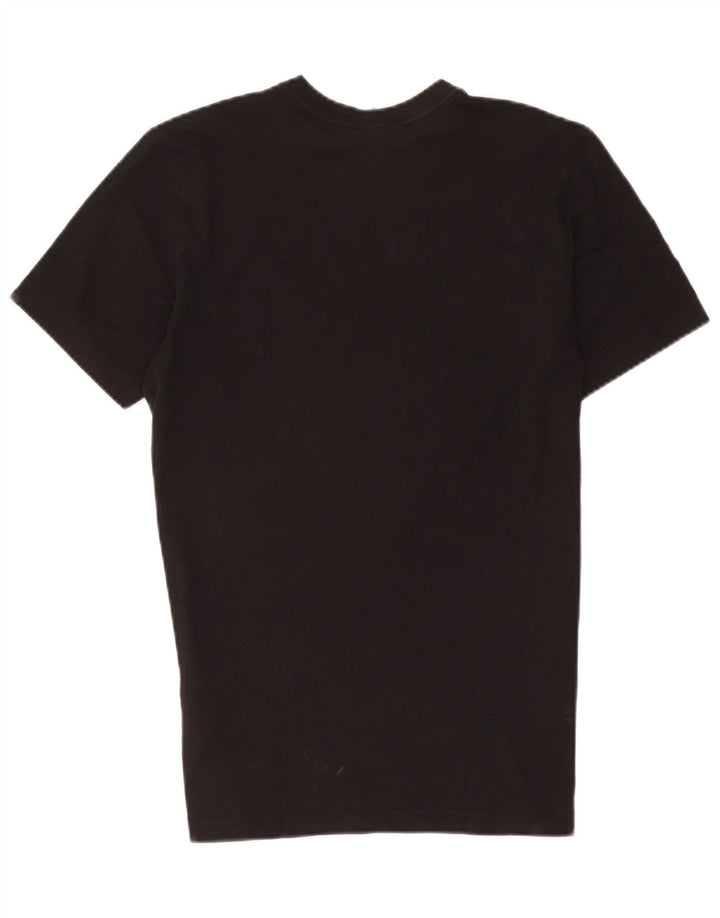 Adidas Herre grafisk T-shirt Top Medium Sort Bomuld