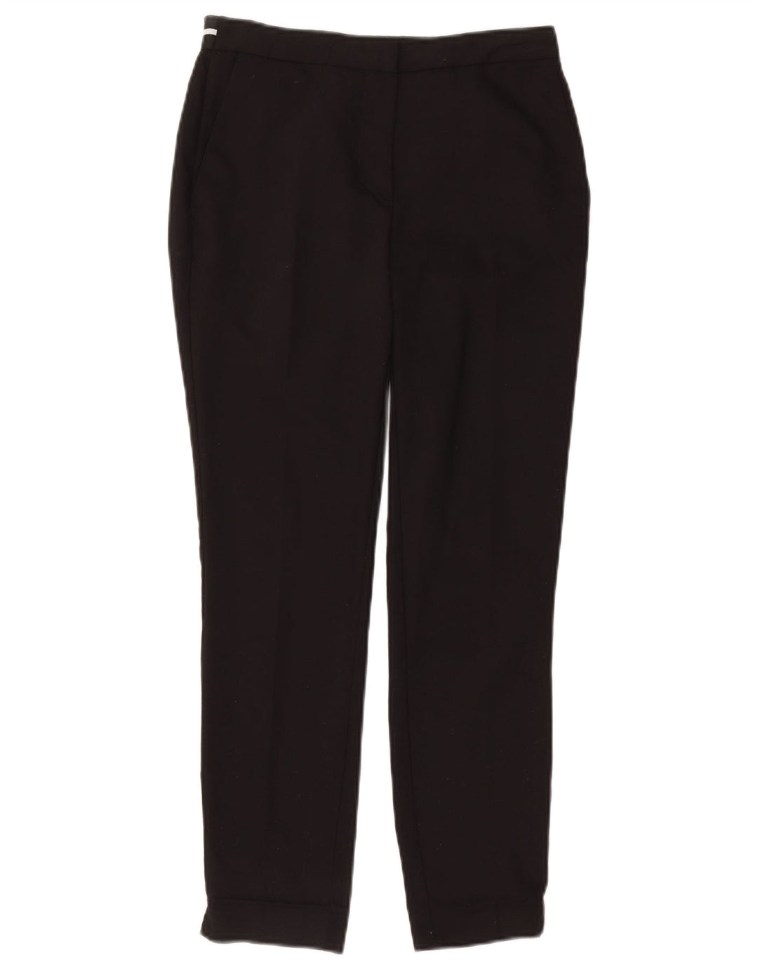 Zara Womens Slim Chino Trousers Small W26 L26 Black
