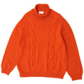 Męski sweter C&A z golfem, 2XL, pomarańczowa wełna
