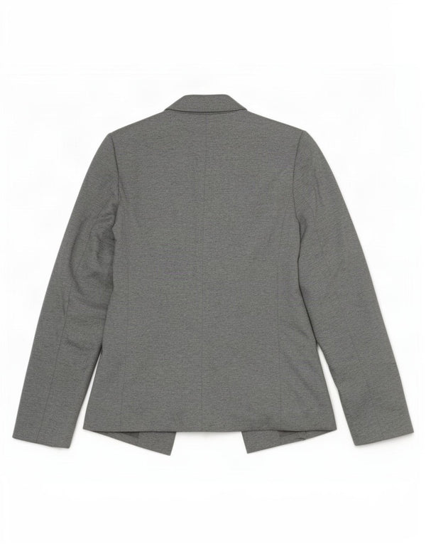 Oasis Womens Open Blazer Jacke UK 8 Small Grau Polyester