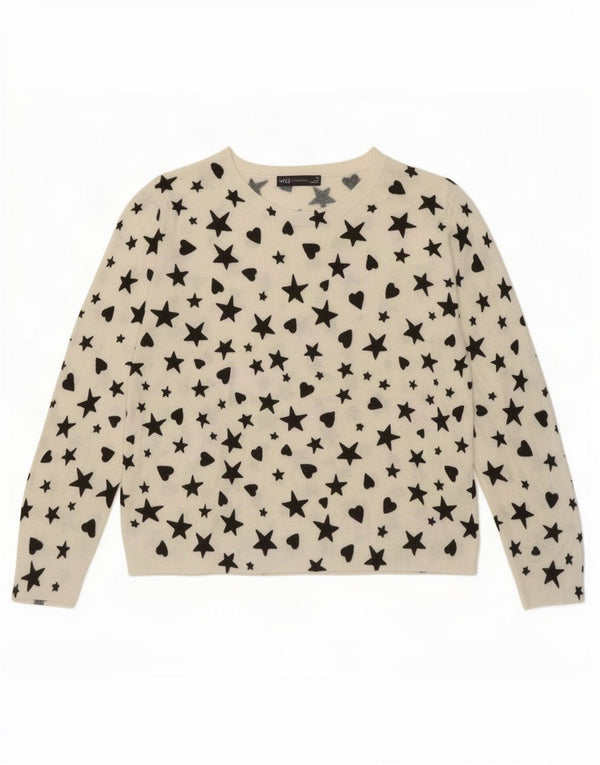Marks & Spencer Womens Boat Neck Jumper Sweater UK 18 XL White