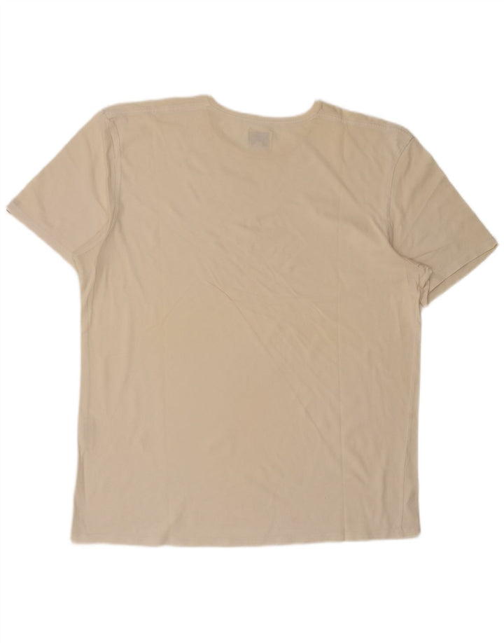 Levi's Mens T-Shirt Top 3XL Off White Cotton