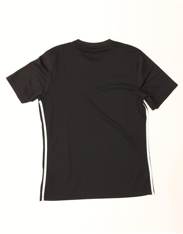 Adidas Hombre Aeroready Slim Fit Camiseta Top Grande Poliéster Negro