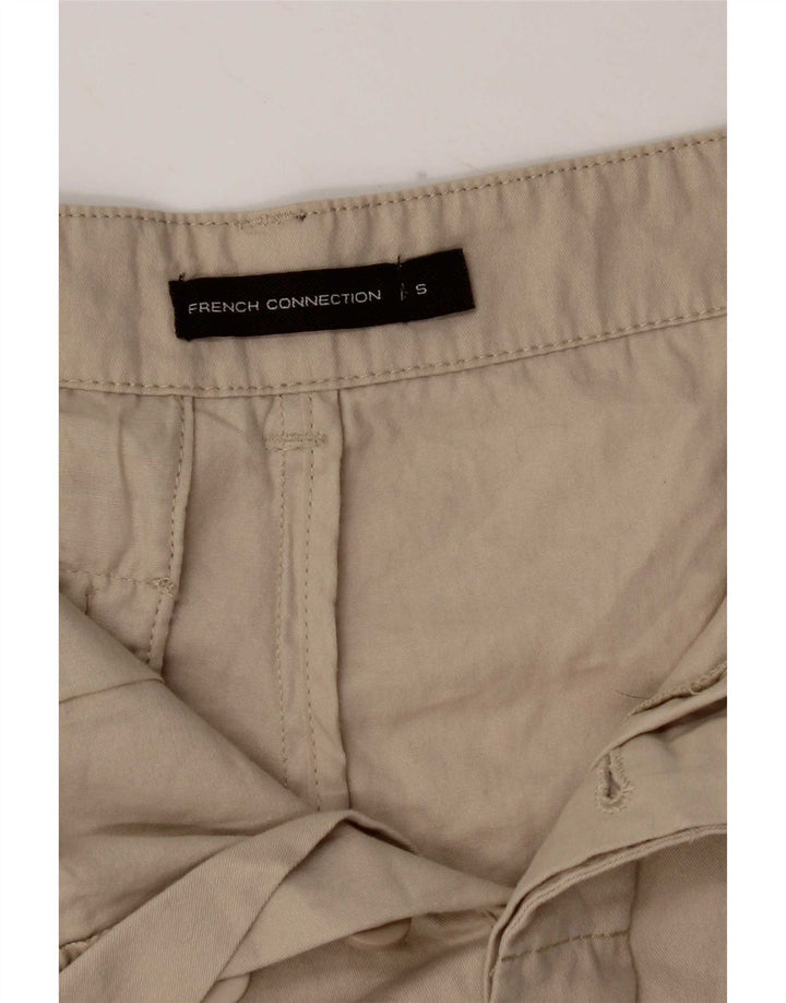 French Connection Mens Cargo Shorts Small W29 Beige Cotton
