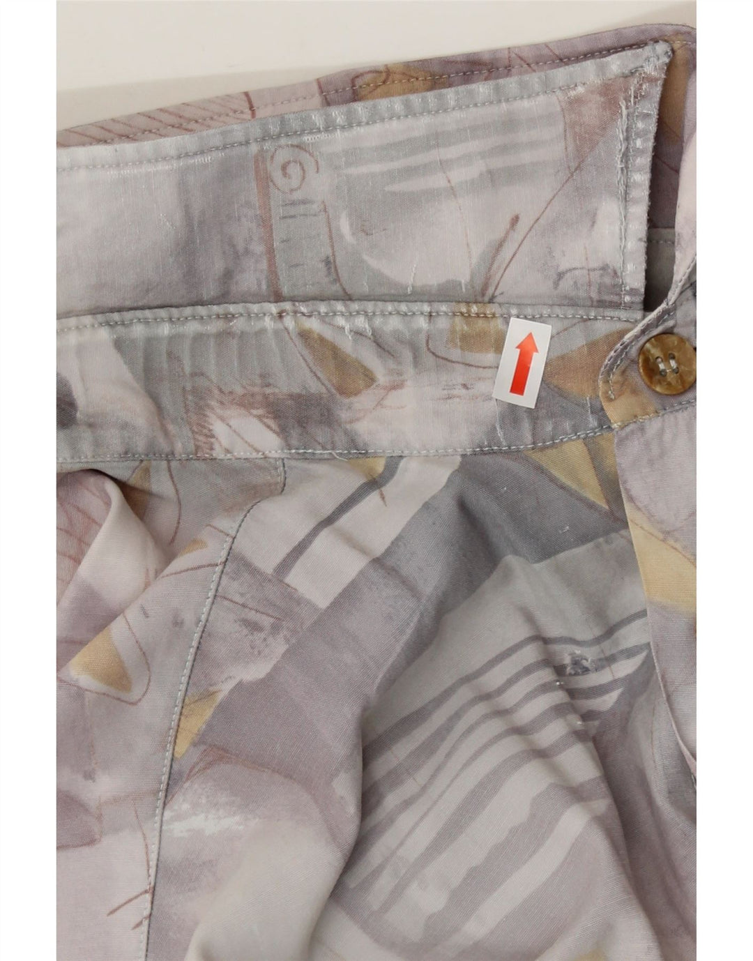 CLUB DAMINGO Mens Abstract Pattern Short Sleeve Shirt Large Grey Patchwork Vintage Club Damingo and Second-Hand Club Damingo from Messina Hembry 