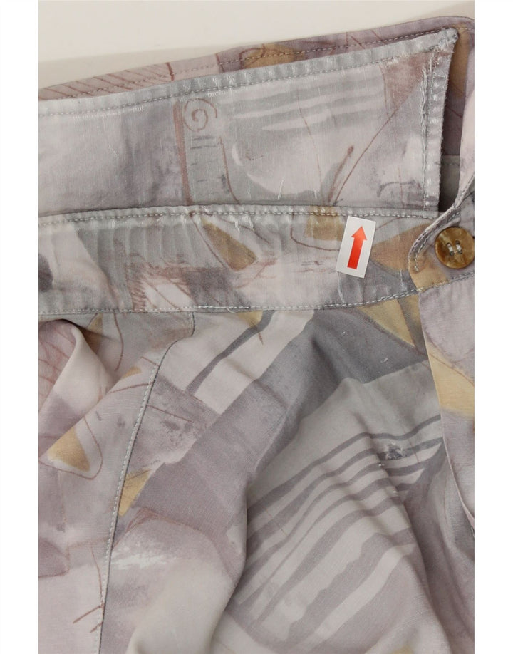 CLUB DAMINGO Mens Abstract Pattern Short Sleeve Shirt Large Grey Patchwork Vintage Club Damingo and Second-Hand Club Damingo from Messina Hembry 