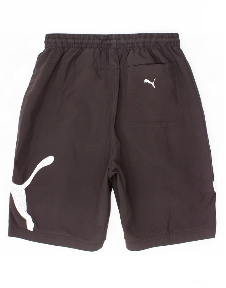 Puma Boys Graphic Sport Shorts 13-14 Years Black