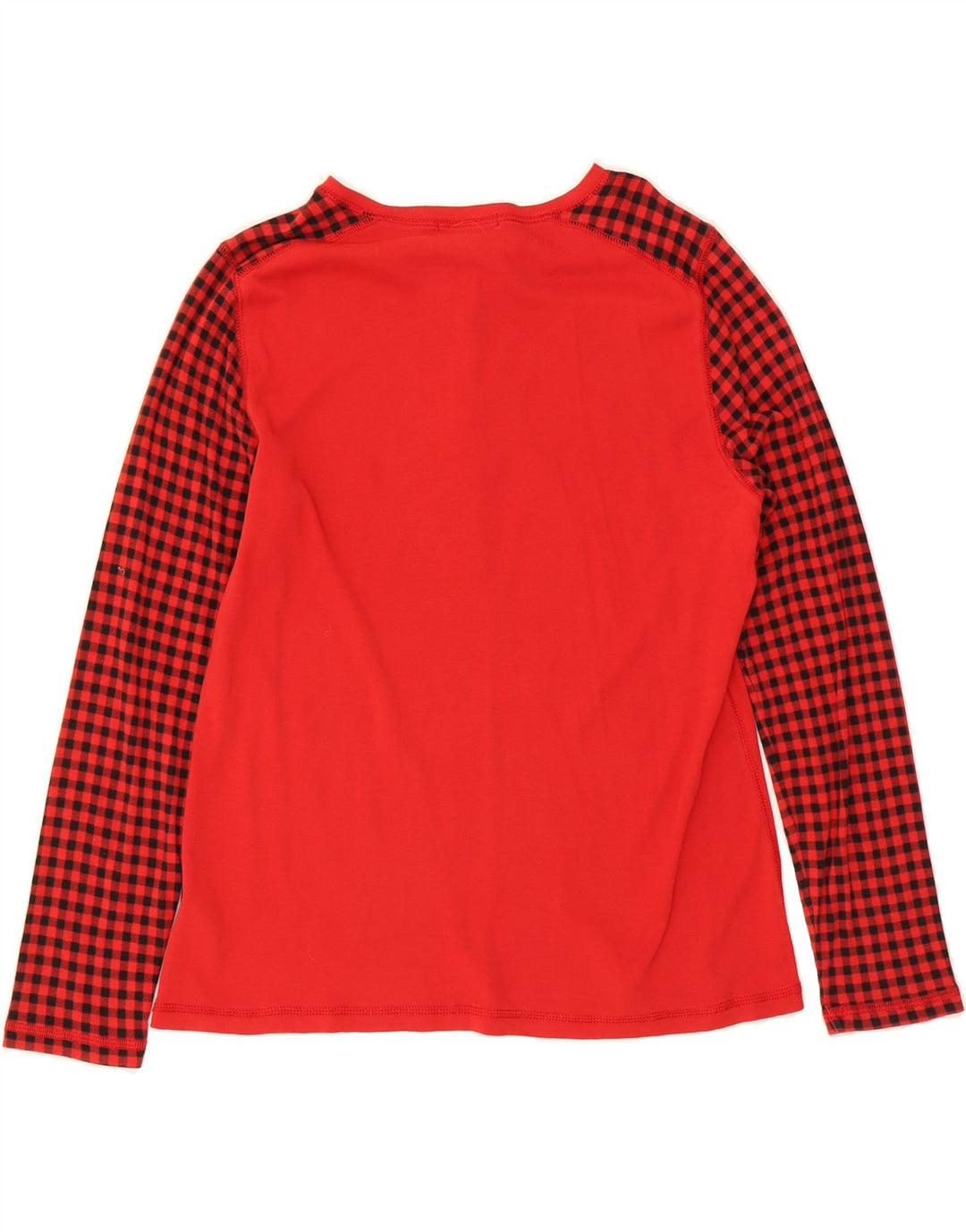 CHAPS Womens Top Long Sleeve UK 18 XL Red Gingham Cotton Vintage Chaps and Second-Hand Chaps from Messina Hembry 