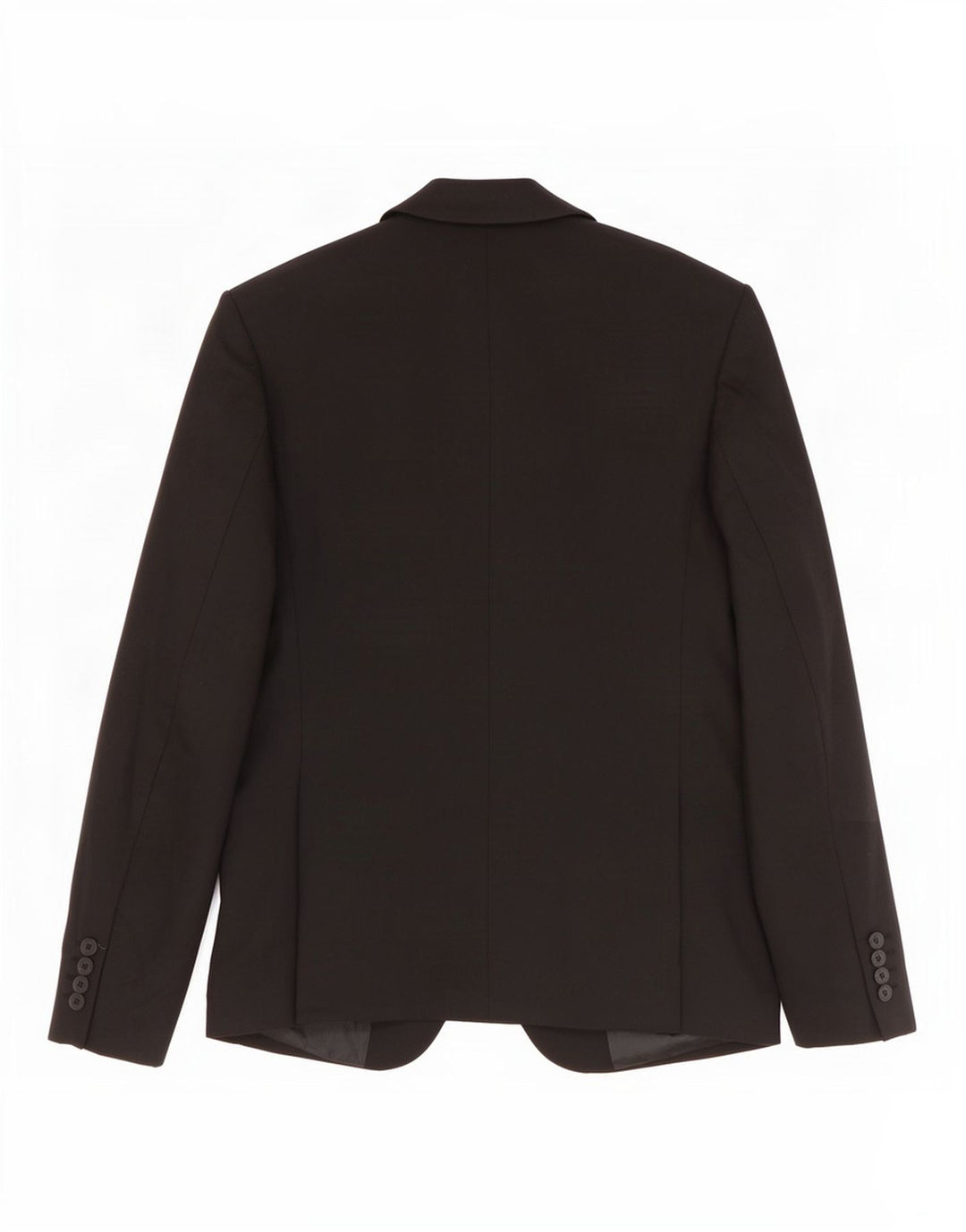 Jaqueta blazer masculina Zara com 2 botões EU 48 poliéster preto médio