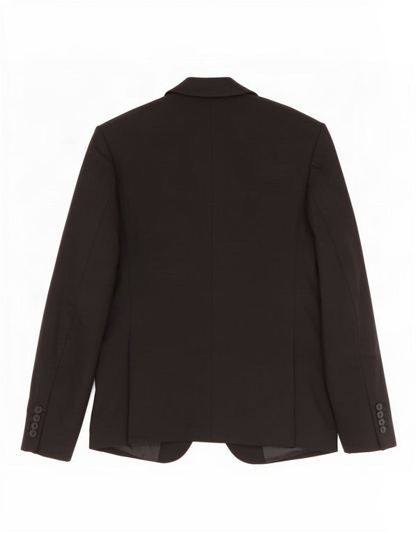 Giacca blazer da uomo a 2 bottoni Zara EU 48 poliestere nero medio
