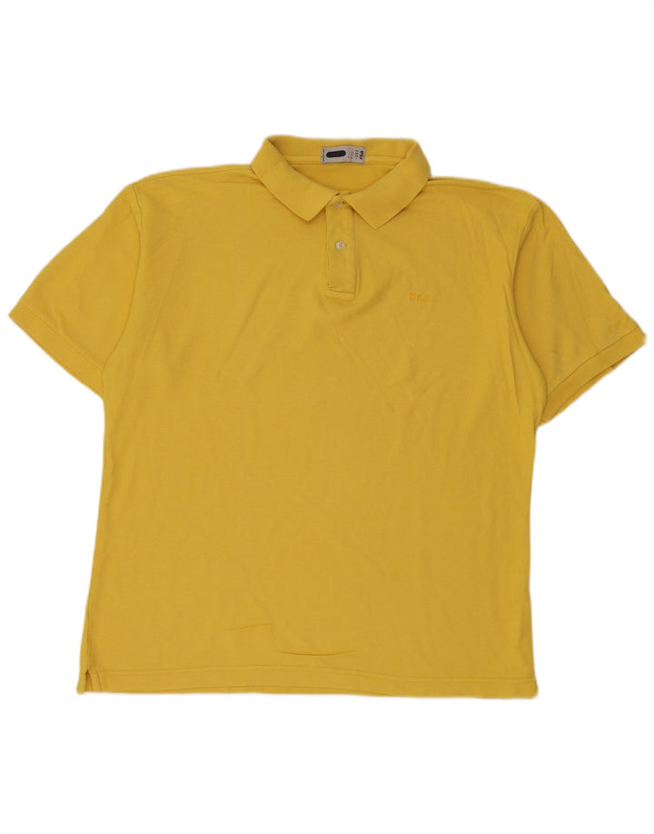 Polo da uomo FILA grande gialla