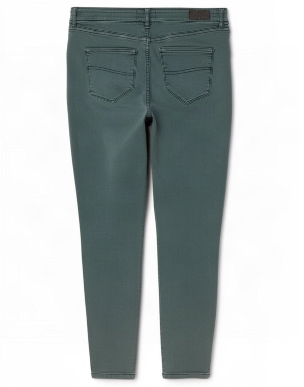 Fat Face Damen Skinny Jeans UK 12 Medium W30 L27 Grüne Baumwolle