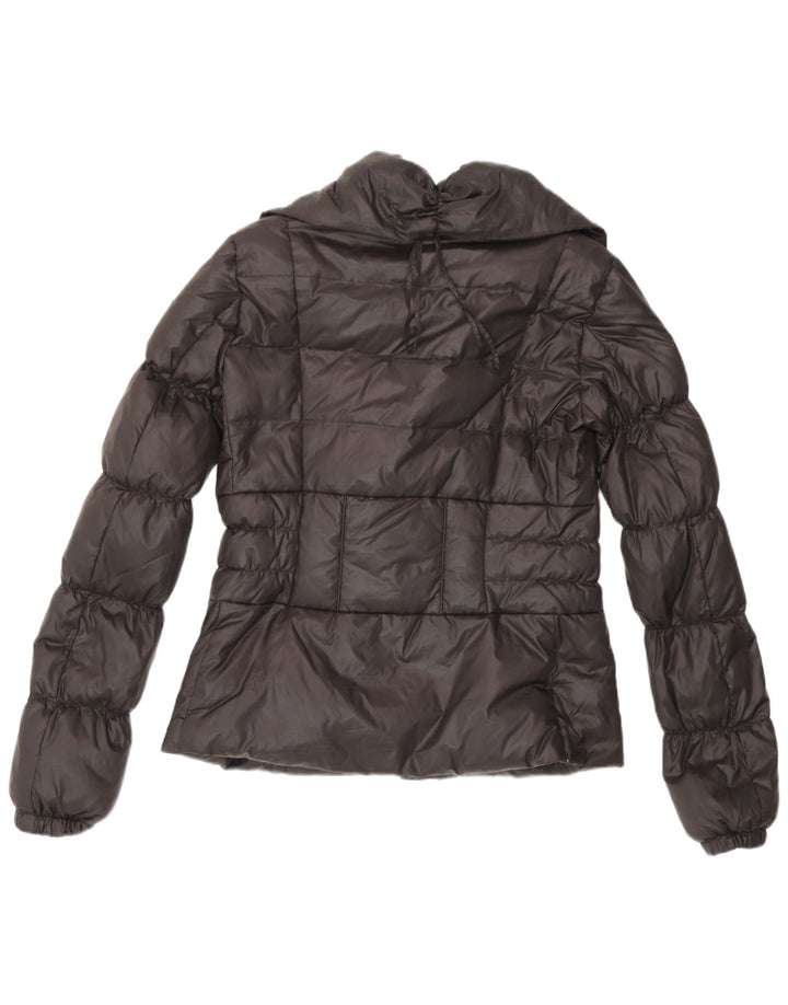 Guess Womens Padded Jacket UK 14 Medium Black Polyamide
