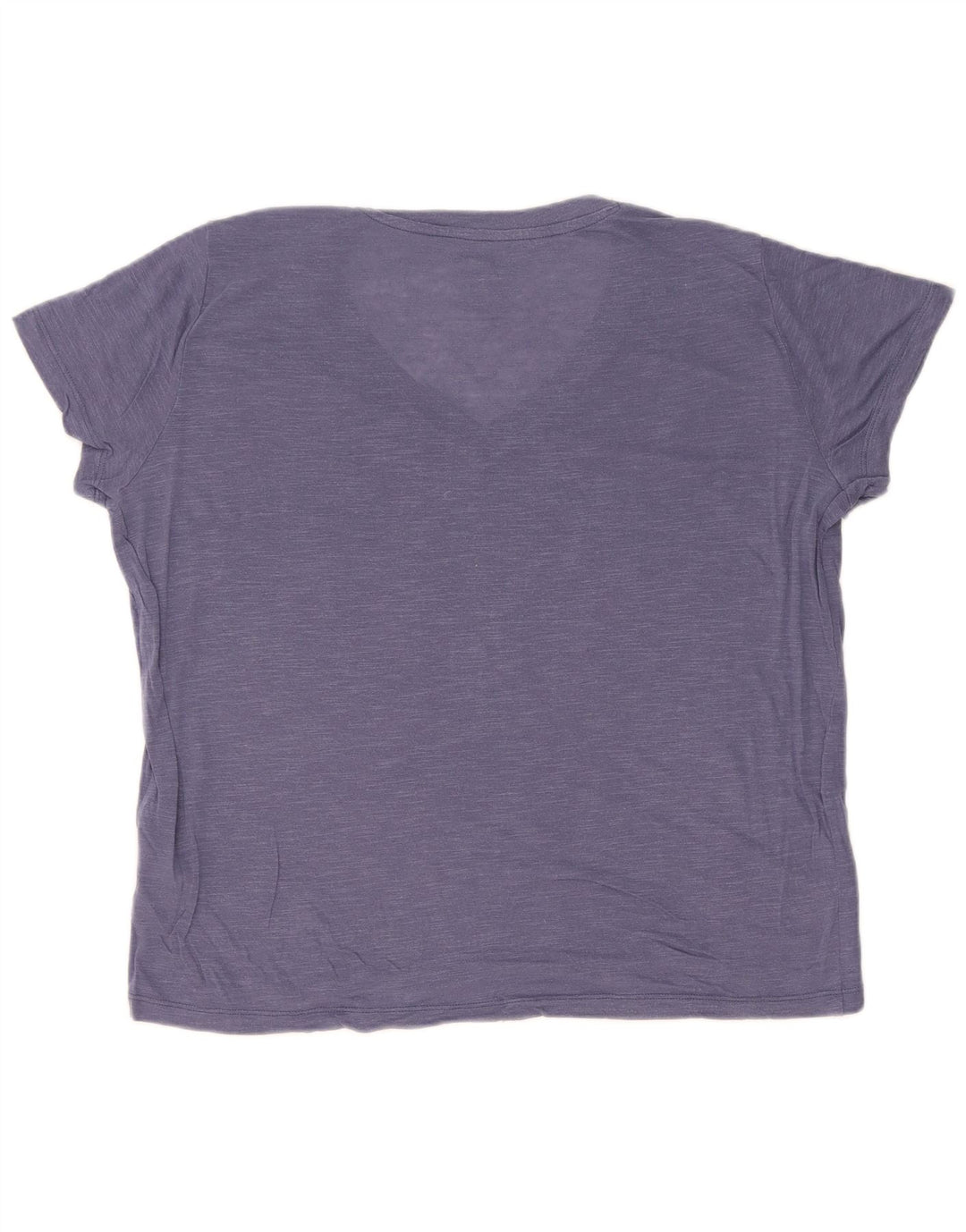 Lee Womens Regular Fit T-Shirt Top UK 16 Large Blue Lyocell