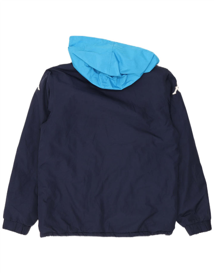 Kappa Mens Graphic Windbreaker Jacket UK 38 Medium Navy Blue