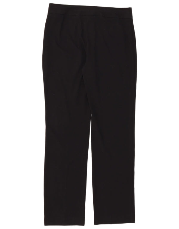 Pantaloni casual dritti da donna Marks & Spencer UK 12 medi W33 L33 neri
