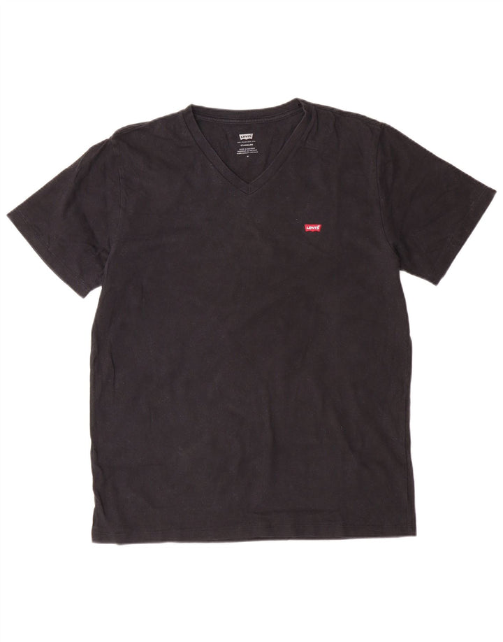 T-shirt standard da uomo LEVI'S Top in cotone nero medio