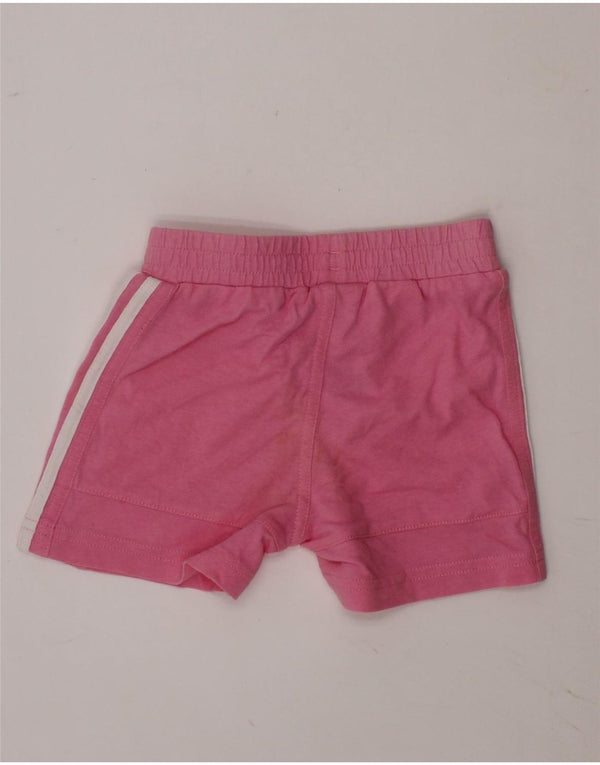 ADIDAS Baby Girls Sport Shorts 0-3 Months  Pink Cotton