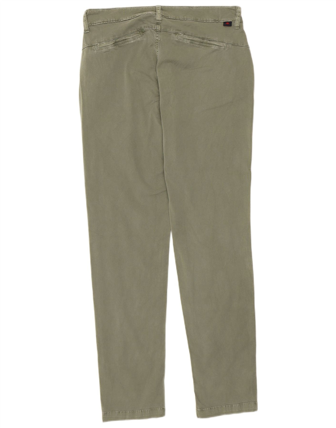 Kappa Womens Slim Chino Trousers IT 44 Medium W30 L29 Green
