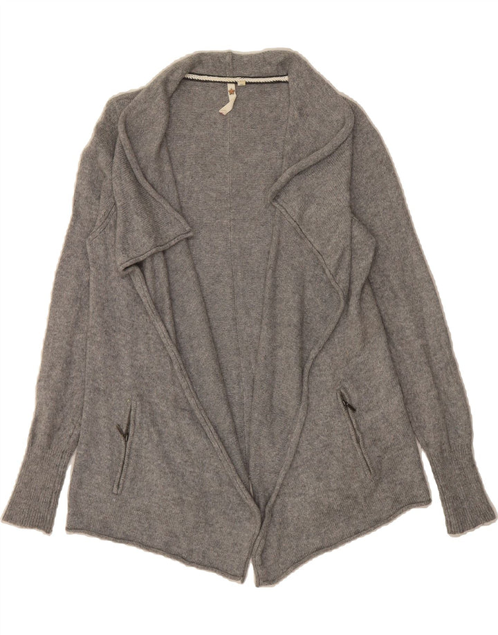 WHITE STUFF Womens Open Cardigan Sweater UK 10 Small Grey Nylon Vintage White Stuff and Second-Hand White Stuff from Messina Hembry 