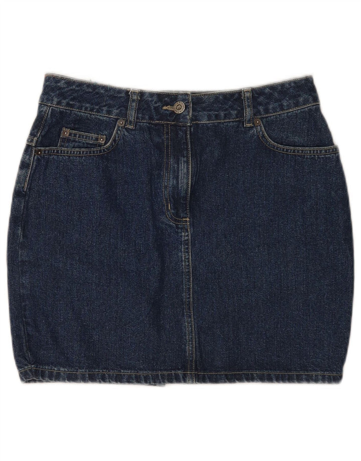 Explorer Womens Mini Denim Skirt UK 10 Small W28  Blue Cotton
