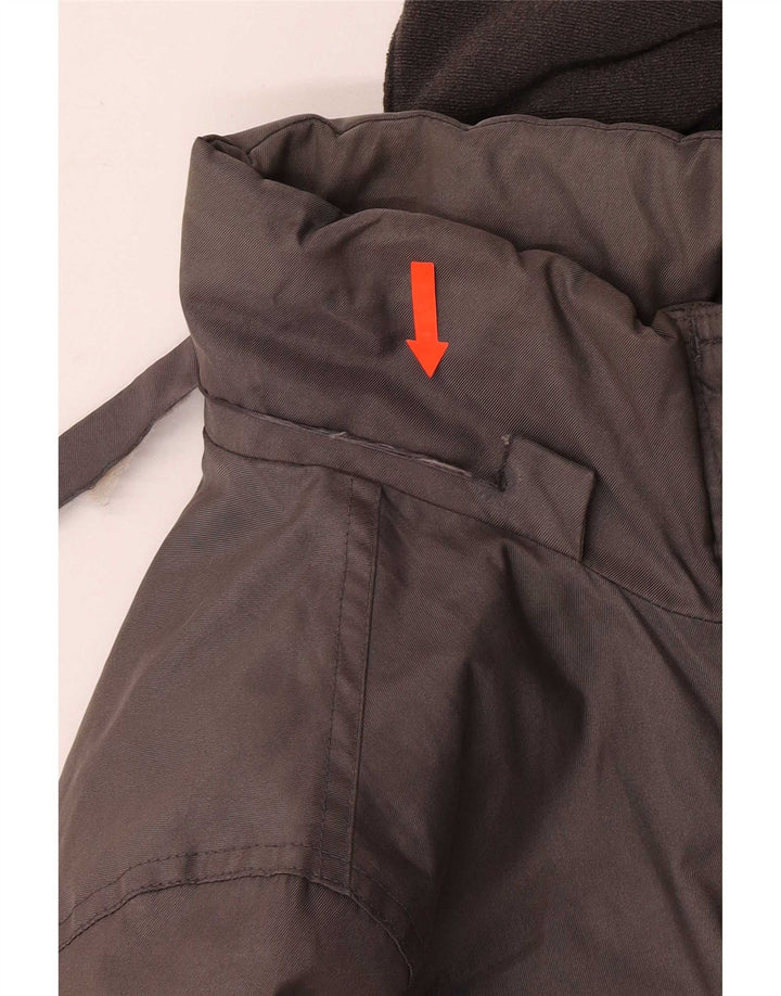 North Sails Damen Bomberjacke in Übergröße mit grafischer Kapuze, UK 6, XS, Grau