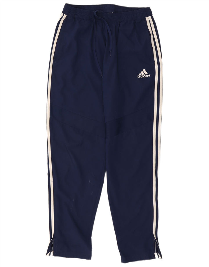 Adidas Herren-Trainingshose, groß, marineblau, Polyester