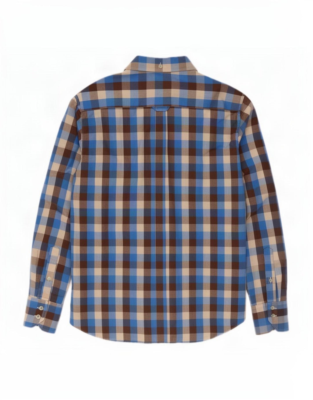 Ανδρικό πουκάμισο Ben Sherman XL Blue Gingham Cotton