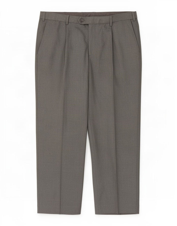 Marks & Spencer Mens Regular Fit Suit Trousers W36 L29 Grey Polyester