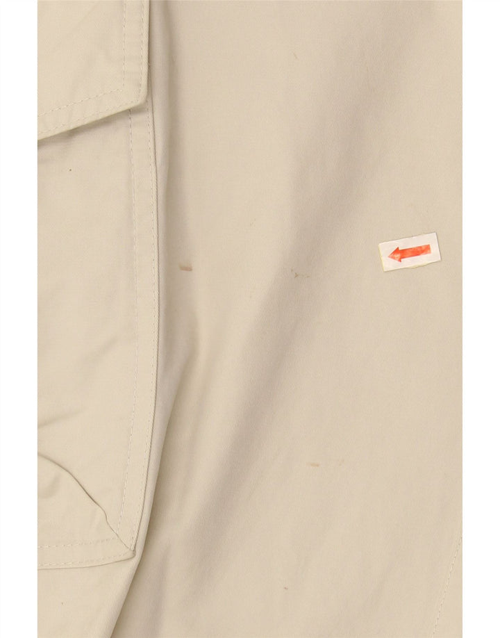 NIKE Mens Cargo Cropped Trousers Small W29 L25  Beige Cotton