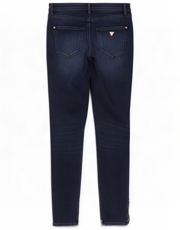Guess Jeans ajustados para mujer UK 10 W28 L28 Algodón azul