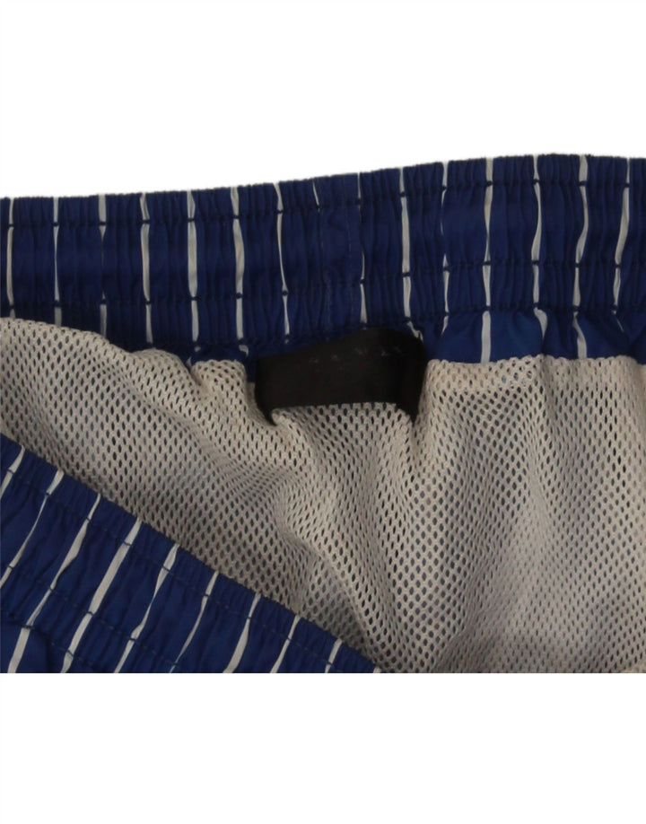 Zara Mens Swimming Shorts XS  Blue Striped