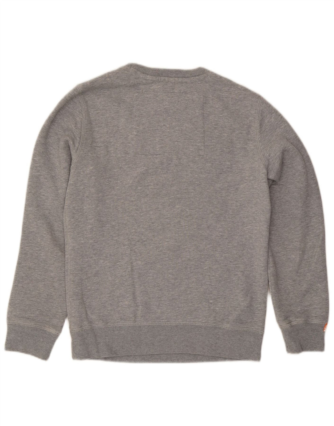Superdry grafisk sweatshirt til mænd, lille grå bomuld