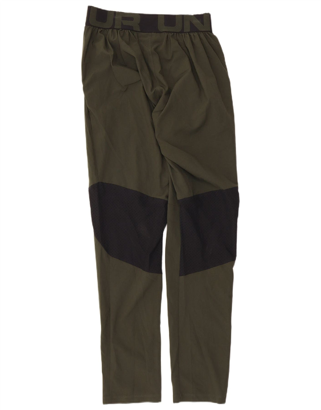 UNDER ARMOUR Mens Graphic Tracksuit Trousers Small  Khaki Colourblock