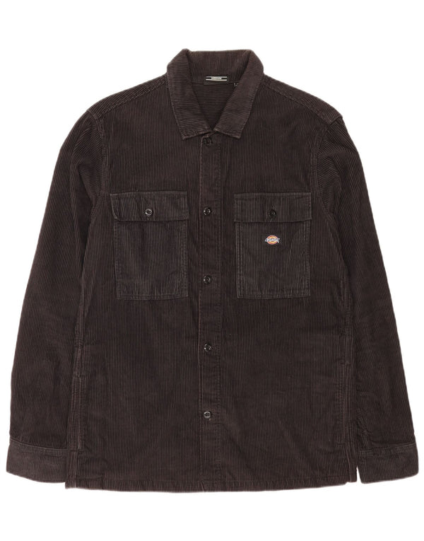 Dickies Herre Overshirt Corduroy Shirt Medium Navy Blue Bomuld