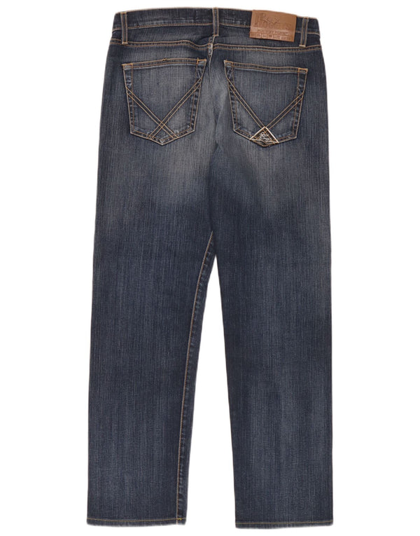 Jeans dritti da uomo Roy Rogers W34 L30 cotone blu