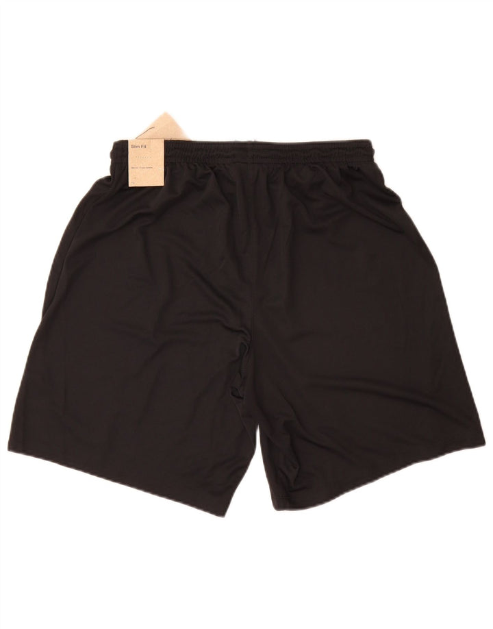 Nike Mens Dri Fit Slim Sport Shorts Large Black Polyester