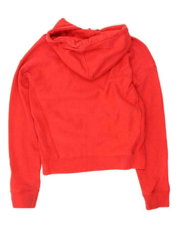 CHAMPION Womens Oversized Hoodie Jumper UK 10 Small Red Vintage Champion and Second-Hand Champion from Messina Hembry 
