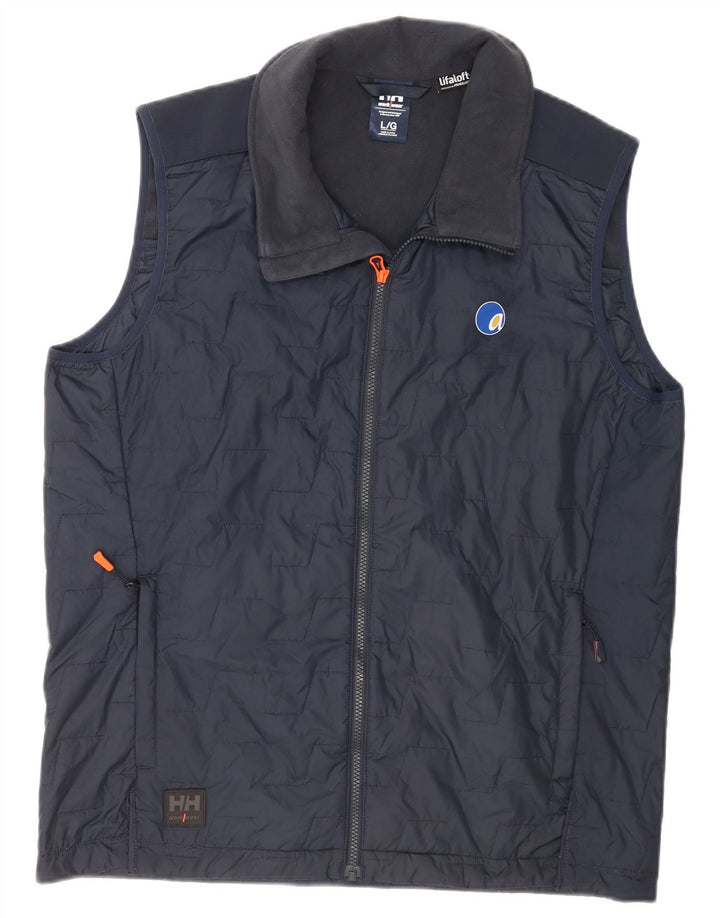 Gilet căptușit pentru bărbați Helly Hansen UK 40, mare, poliester bleumarin
