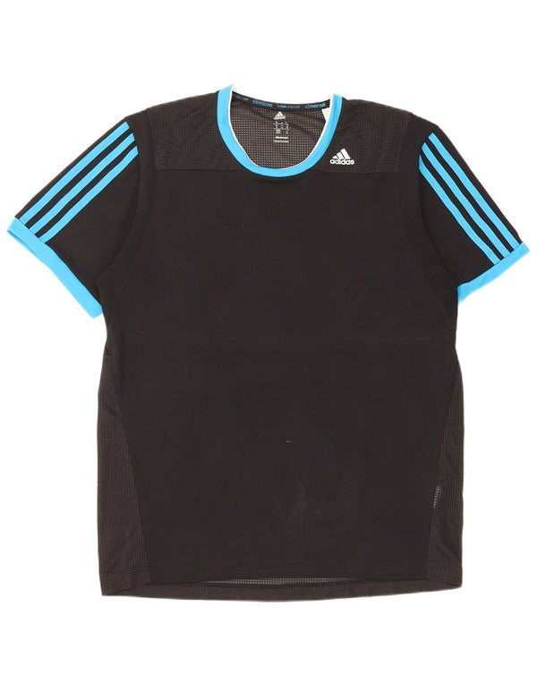 Adidas Mens Climacool T-Shirt Top Medium Black