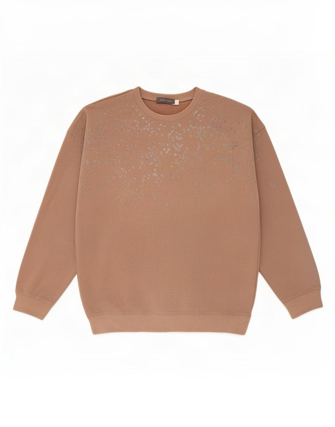 Felpa da donna con motivo astratto MINT VELVET UK 10 Small Beige