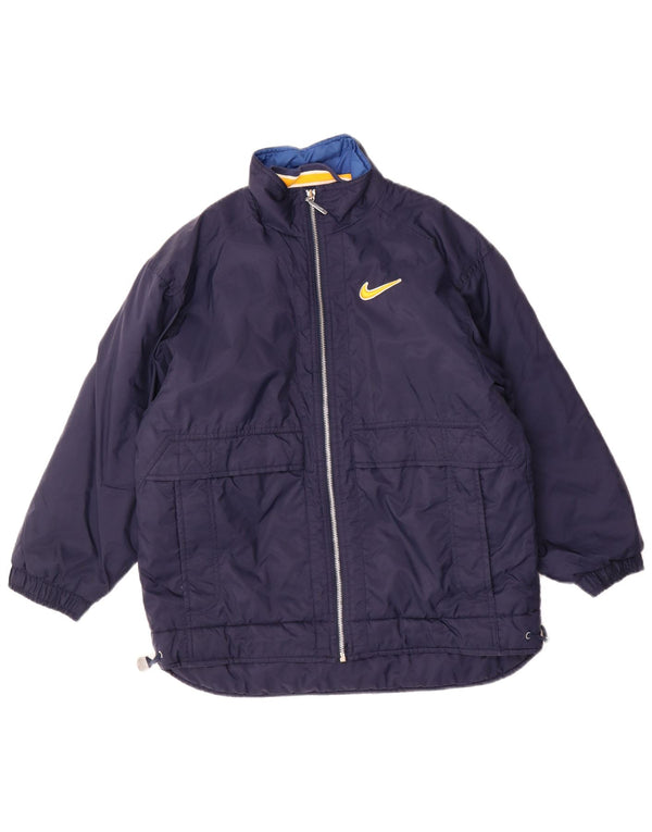 Μπουφάν Nike Boys Graphic με επένδυση 10-11 ετών Medium Navy Blue Nylon
