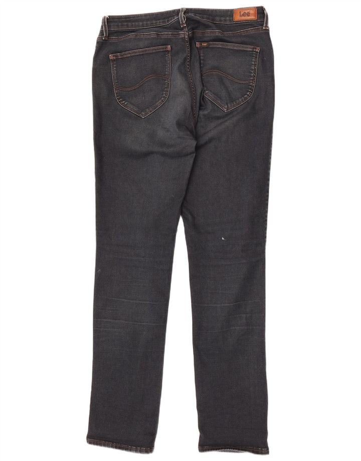 Lee Mens Marion Straight Jeans W33 L33 Navy Blue Cotton