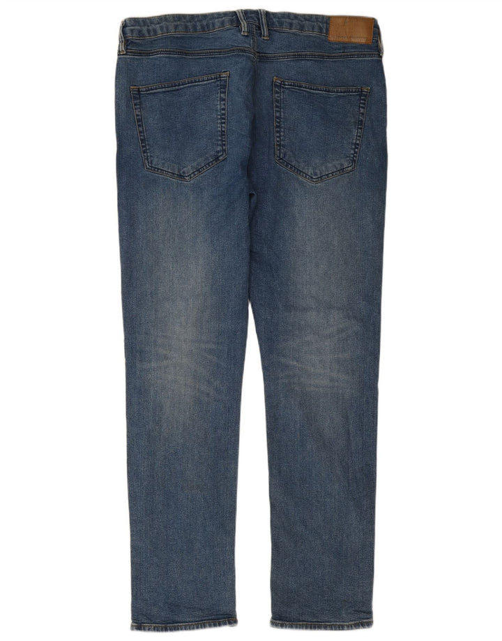 French Connection Mens Slim Jeans W38 L34 Blue Cotton