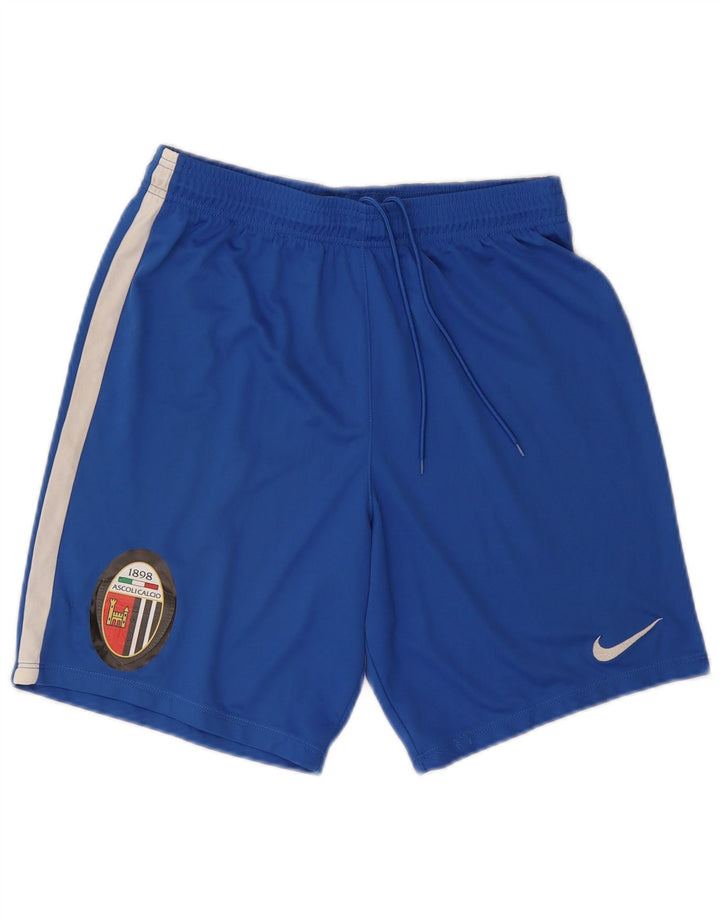 NIKE Mens Dri Fit Sport Shorts XL  Blue Colourblock Polyester